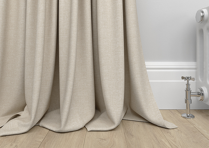 Hampshire (Blackout) Pencil Pleat, Biscuit - Ready Made Curtains - Image 7